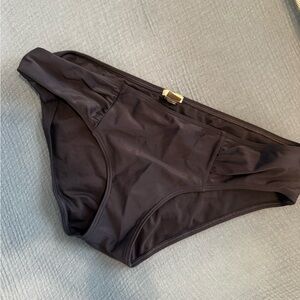 Aerie Black Bikini Bottom with Gold Tag